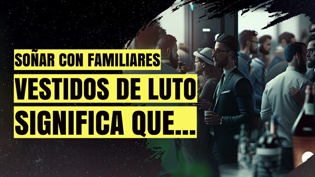 familiares vestidos de negro un mensaje de duelo y misterio