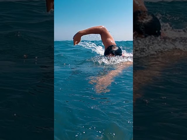 gente nadando en agua limpia una experiencia de paz y armonia