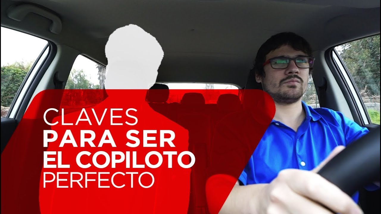 ser copiloto en un carro