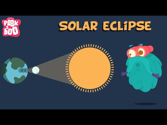 un eclipse de sol y luna