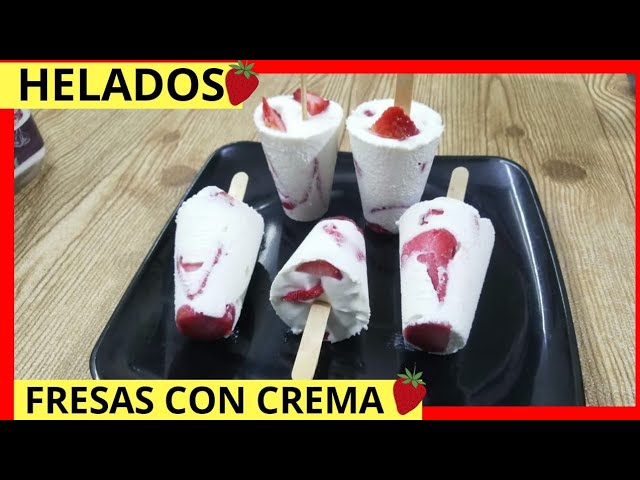 deliciosos helados de crema