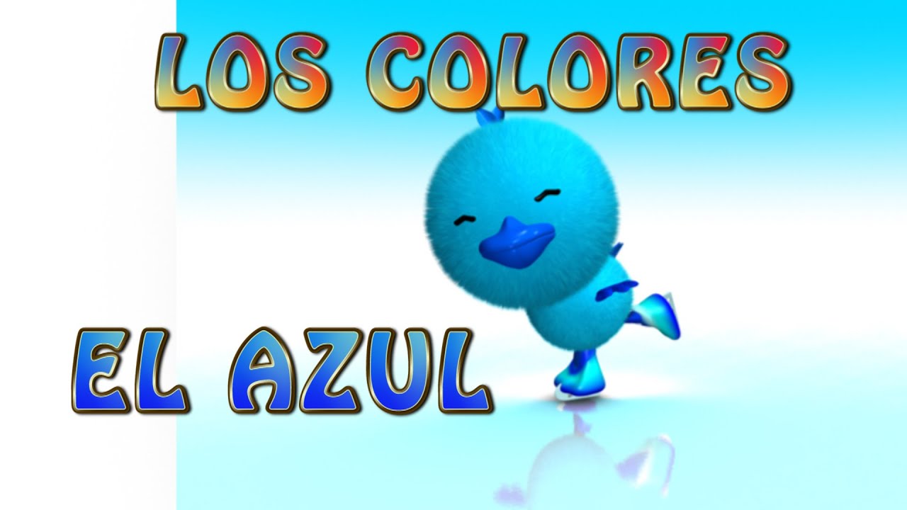 el color azul