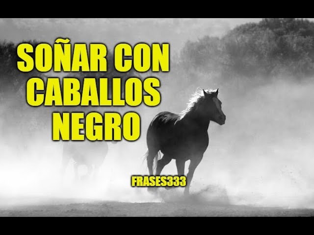 un caballo negro que significa este sueno