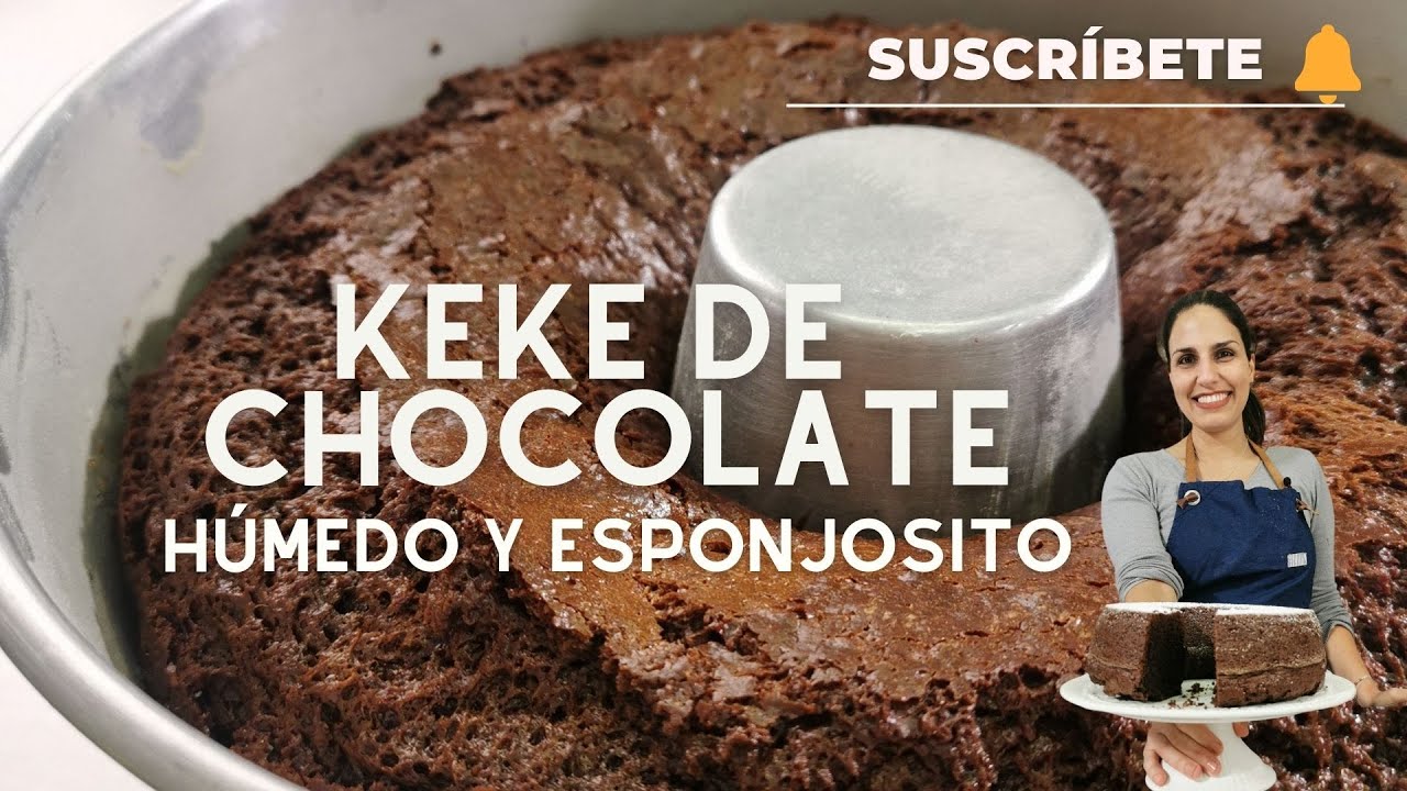 un delicioso keke de chocolate