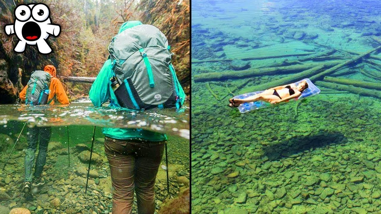 un rio de aguas cristalinas