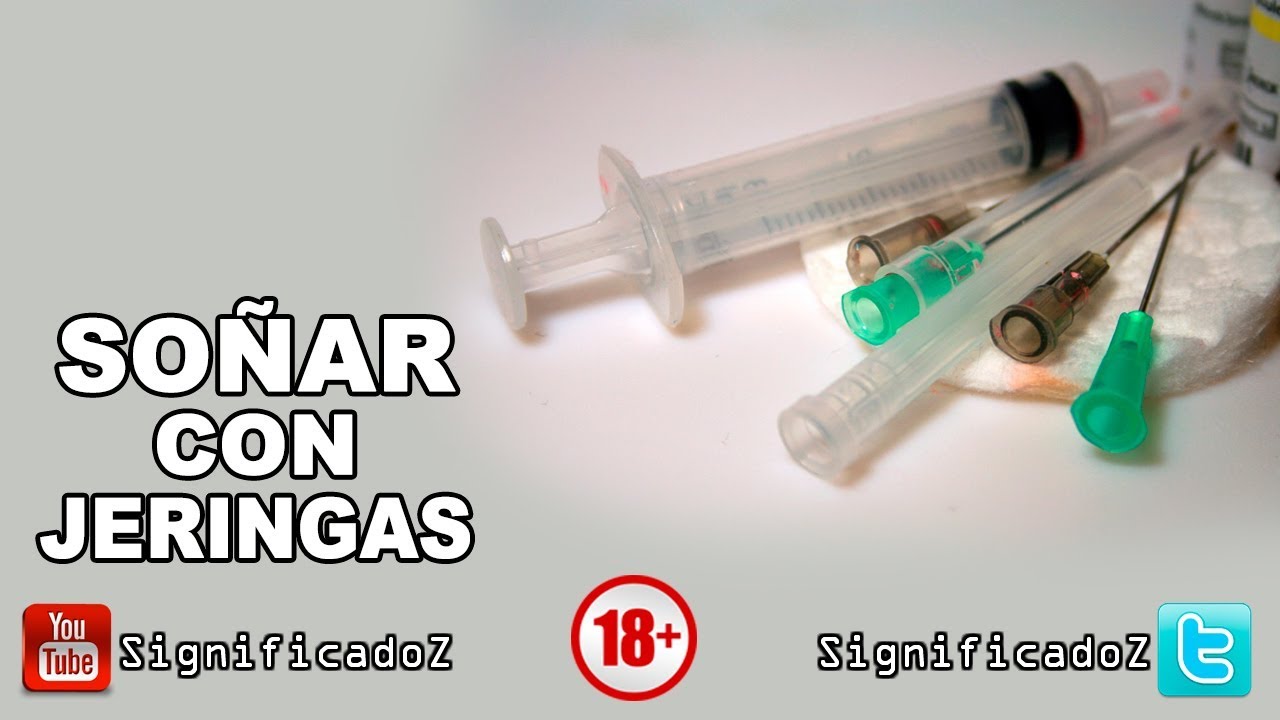 una jeringa que significa este sueno