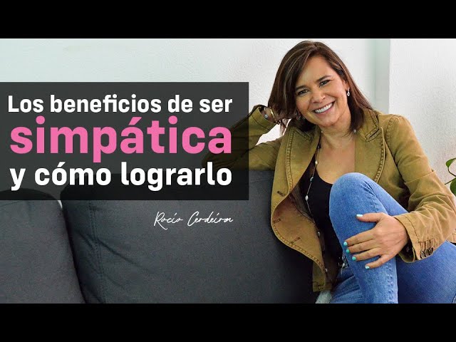 una mujer simpatica