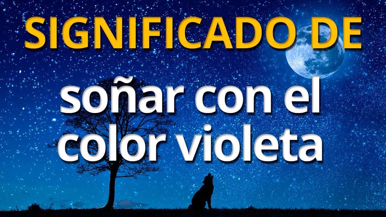 cabello violeta que significa este sueno