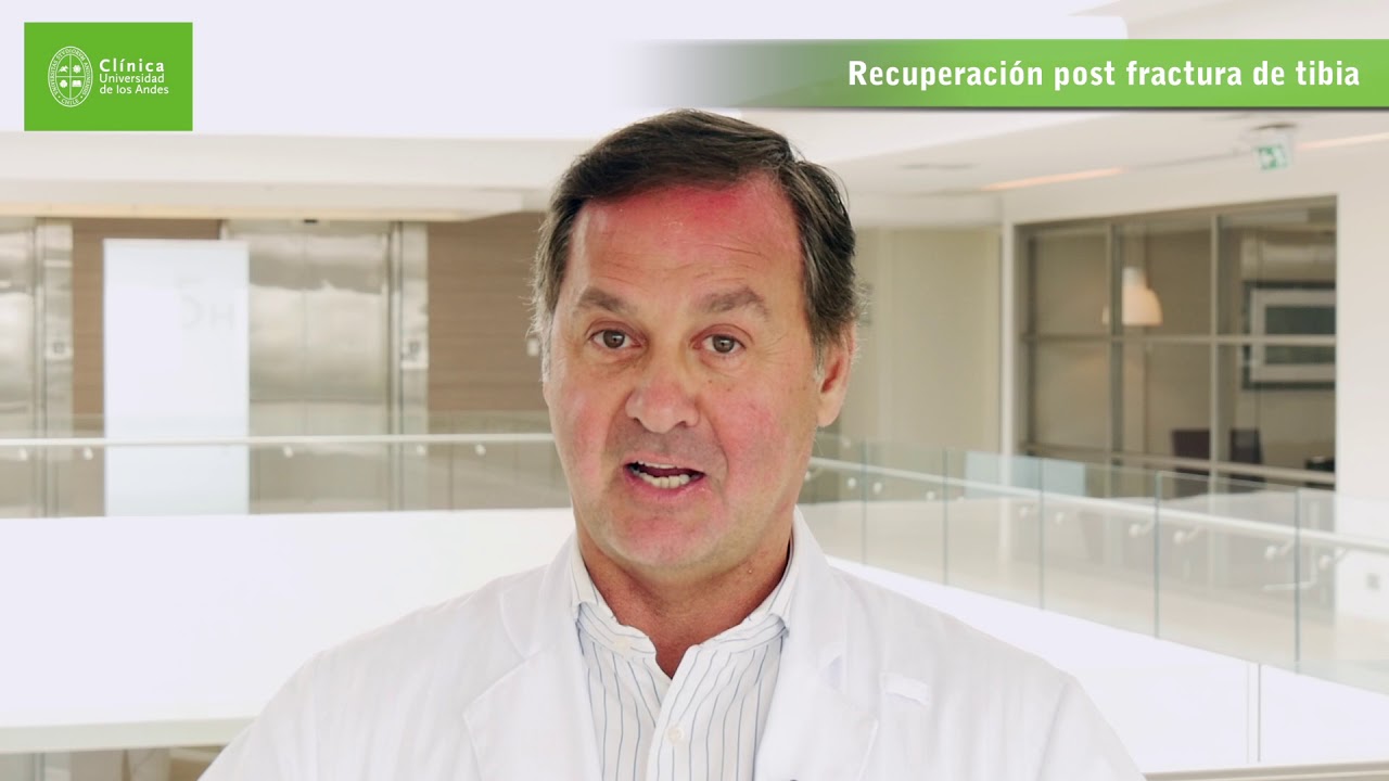 una fractura de pierna izquierda