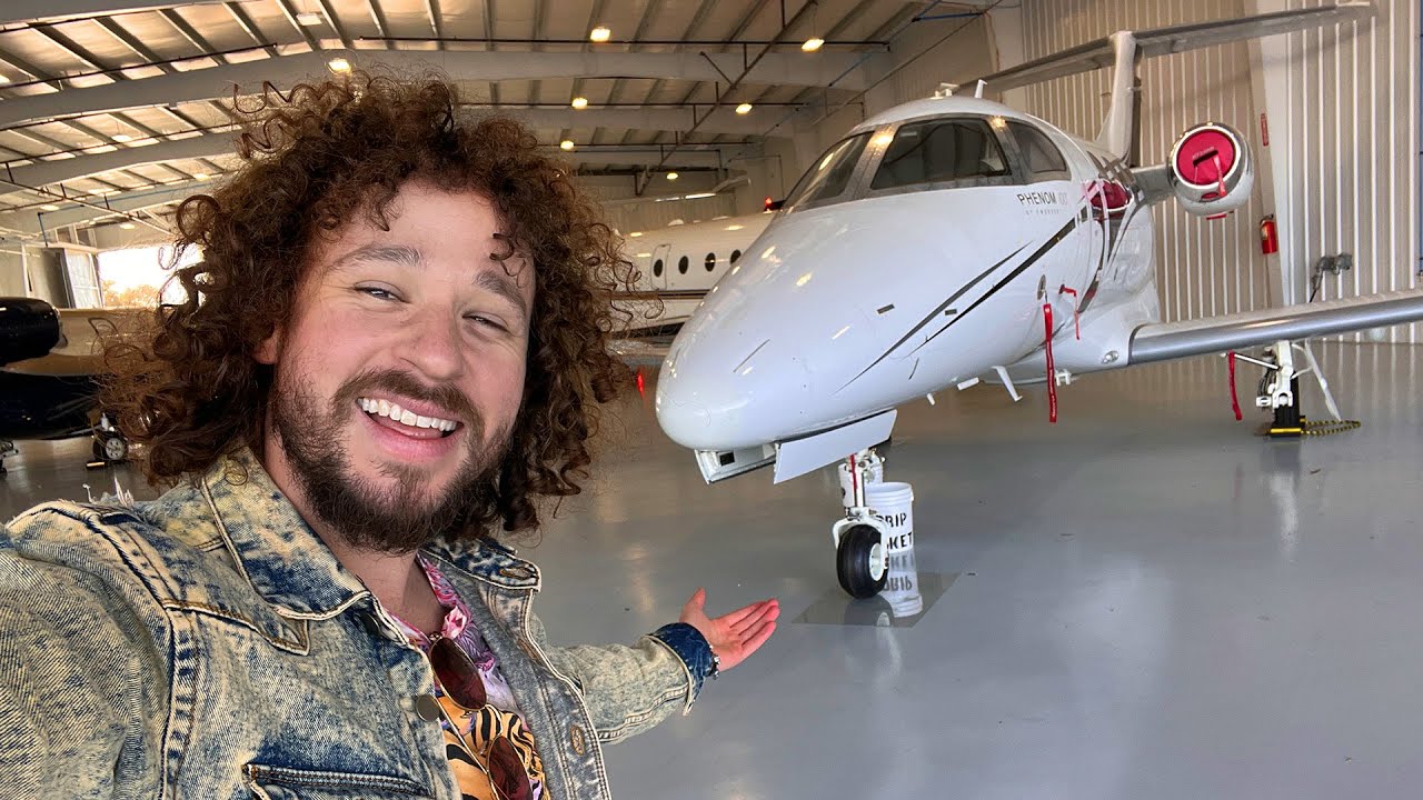 volar en un jet privado