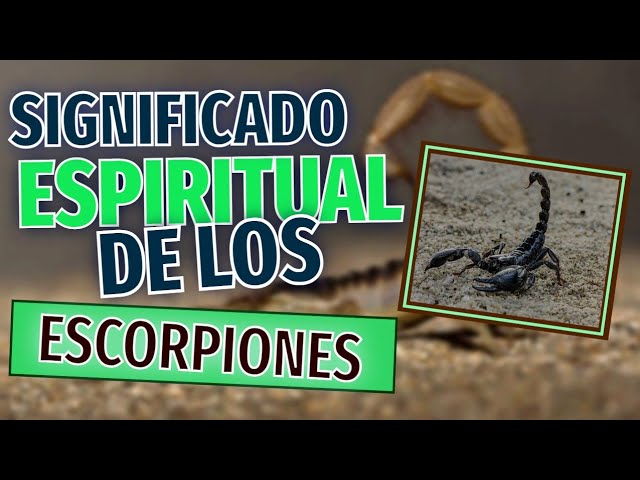 alacranes segun la biblia que significado tiene