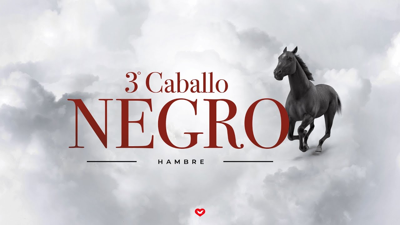 un caballo negro segun la biblia que significa