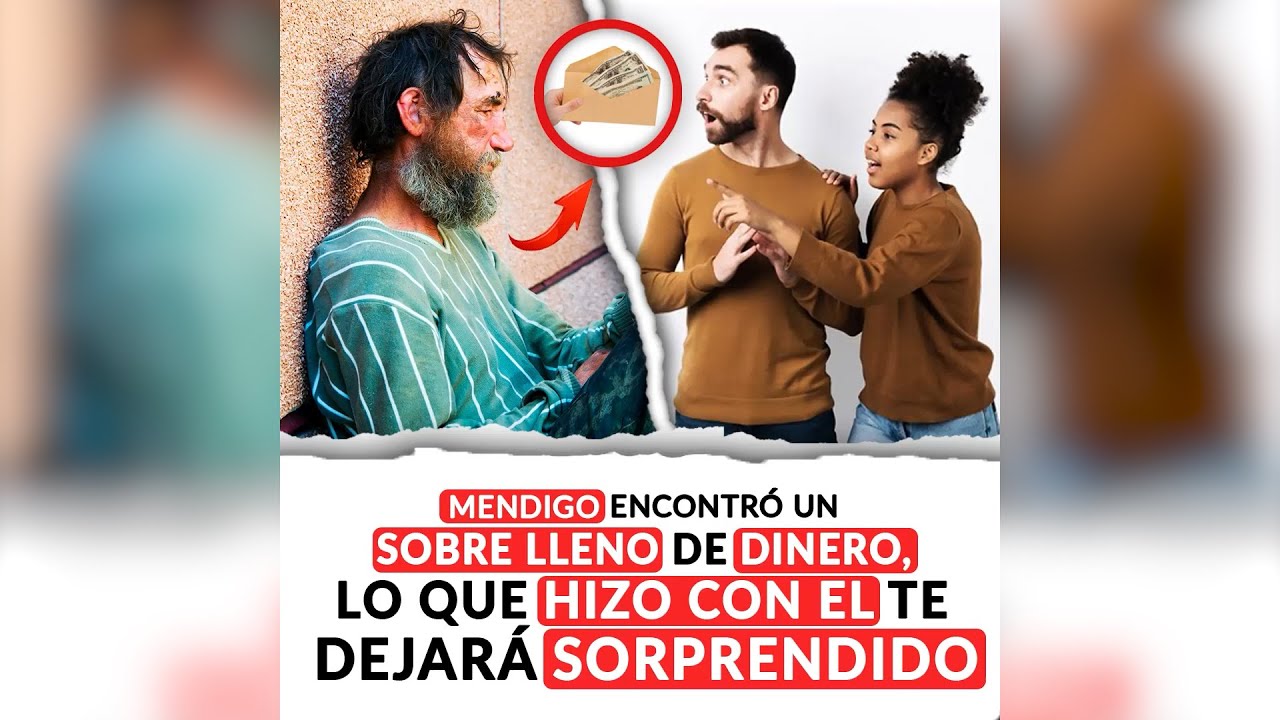 un sobre lleno de dinero