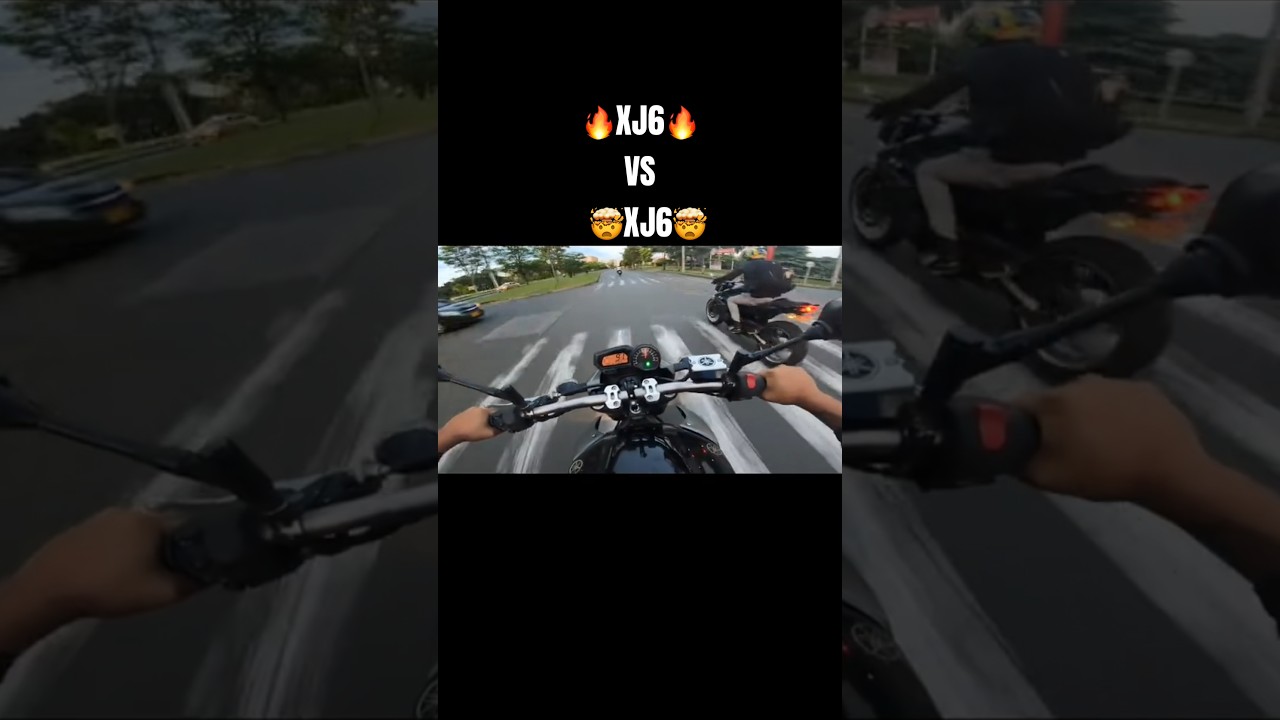 una emocionante aventura en una motocicleta xj6