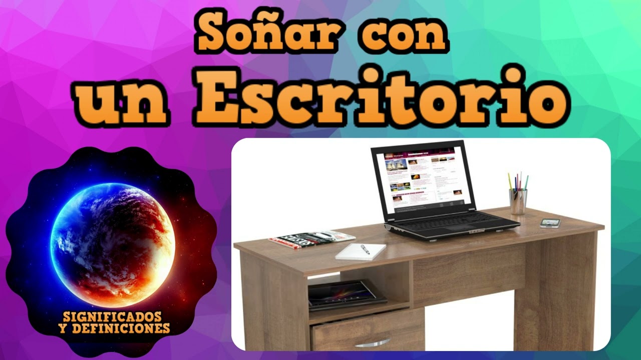 un escritorio de oficina que significa este sueno