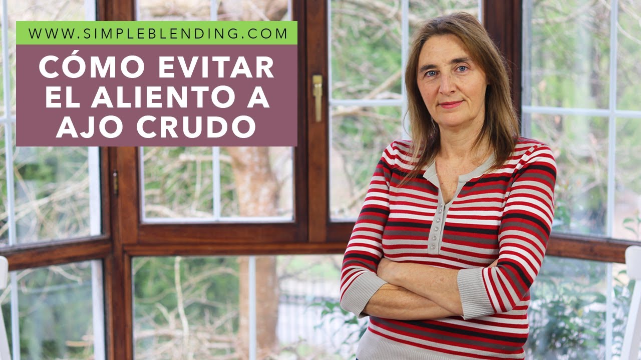 un intenso olor a ajo