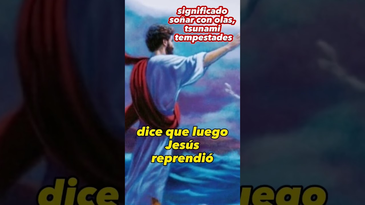 un tsunami y olas grandes que significa este sueno