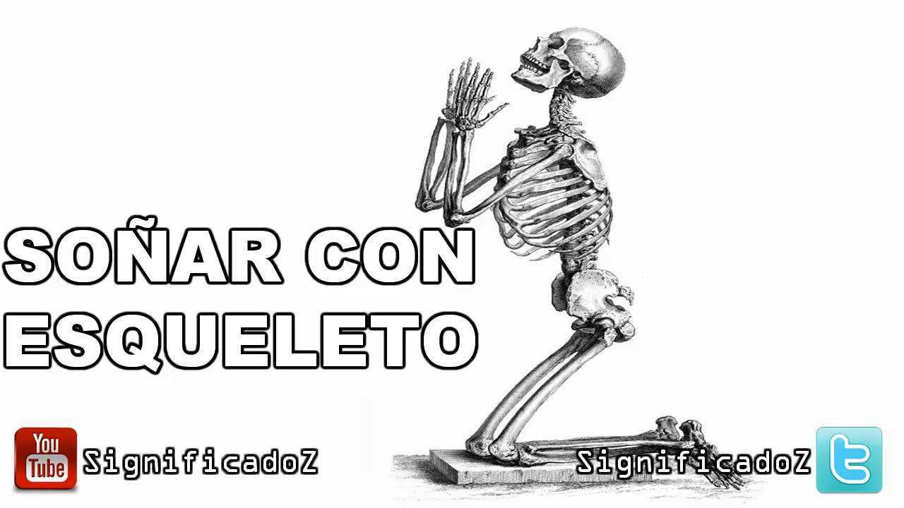 la cabeza de un esqueleto que significa este sueno