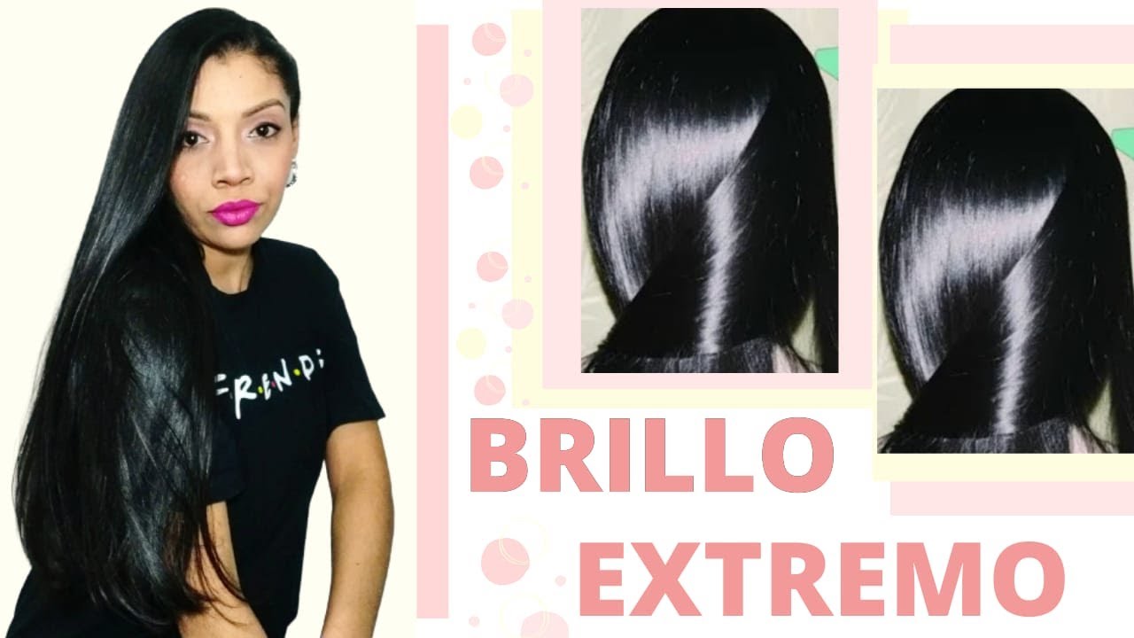 un cabello brillante y radiante
