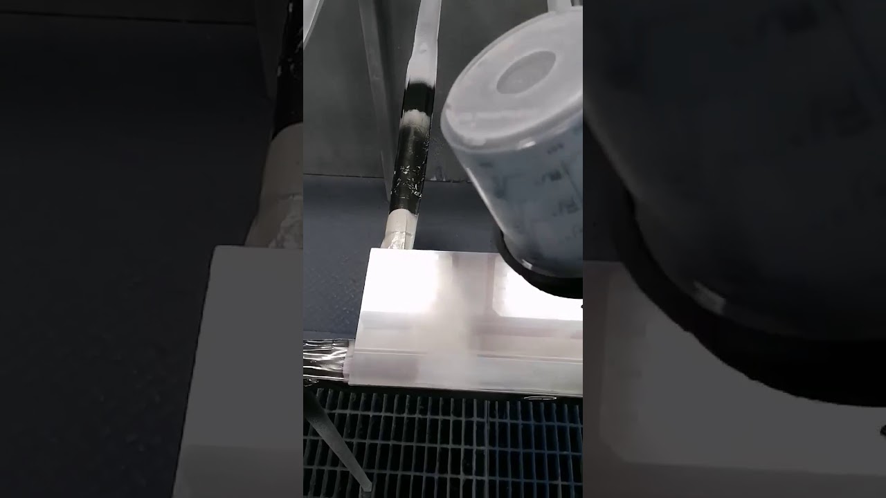 un cristal transparente
