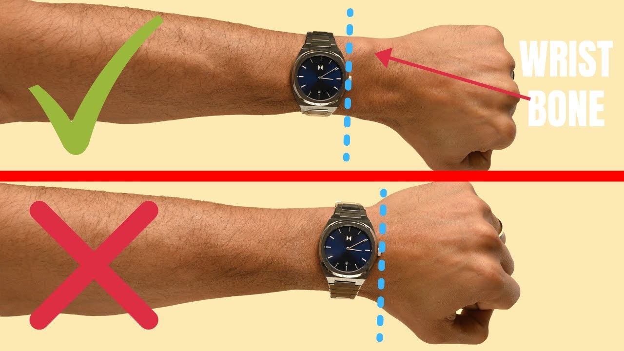 un reloj de mano